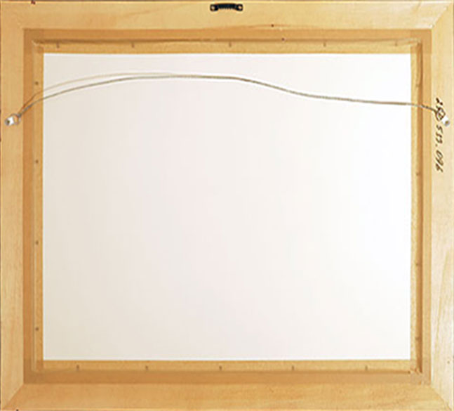 Задняя сторона картины