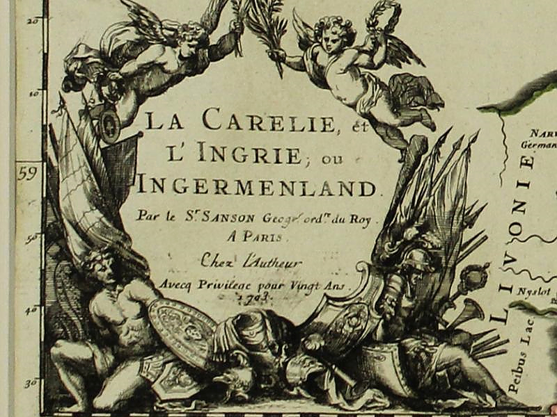 табличка на старинных картах