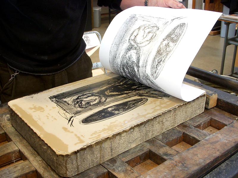 Особенности техники плоской печати