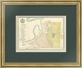 План Рязани - антикварный экземпляр