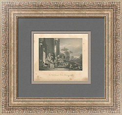 "Точильщик ножей" - антикварная гравюра