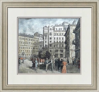 Оригинальный рисунок "Сенная площадь"