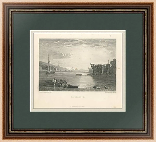 "Тинмут" - английская антикварная гравюра