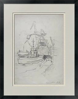 Оригинальный рисунок "Порт"