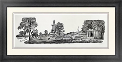 Оригинальная линогравюра "Коломенское"
