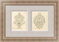 Редкие гравюры "Интерьерные часы"