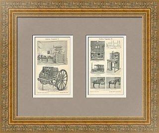 Старинные гравюры "Беспроводной телеграф"