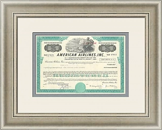 Акция авиакомпании American Airlines, Inc. - оригинальный винтажный подарок