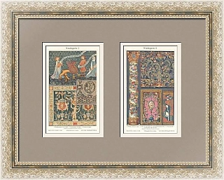 "Гобелены" - оригинальные антикварные иллюстрации