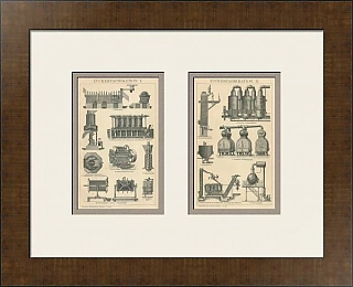 Старинные гравюры "Производство сахара"