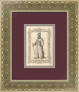 "Великий Князь Московский" - антикварная гравюра