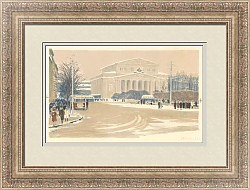 Редка автолитография "Большой театр" - вип подарок