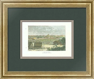 Странная гравюра "Город Омск"