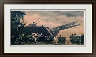 Авторская литография "Боевая тревога"