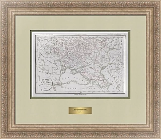 Подлинная карта Европейской России