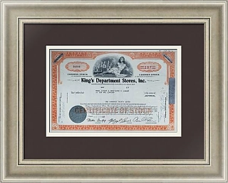 Акция (оригинал) King's Departament Stories. Крупная торговая сеть.