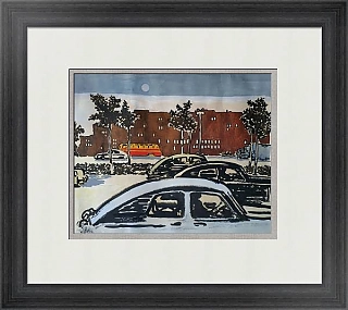 Оригинальный рисунок "Ленинградское шоссе"