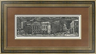 "На Садовом кольце" - оригинальный офорт - вип подарок