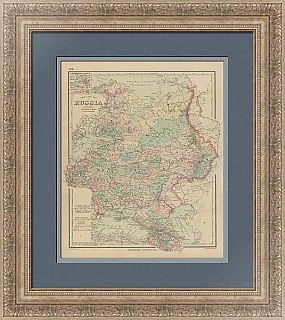 "Россия в Европе" - антикварная карта