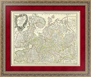 Карта Европейской части России