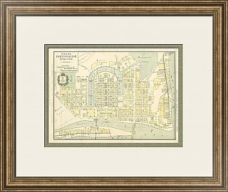 Антикварный план Нижегородской Ярмарки