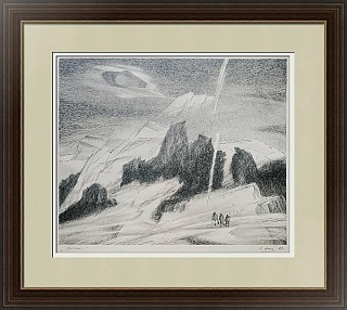 Оригинальная литография "Прощай"