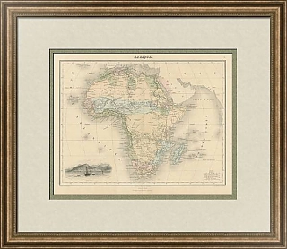 Антикварная Карта Африки