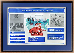 Советский плакат "Правоохранительные органы" - оригинал