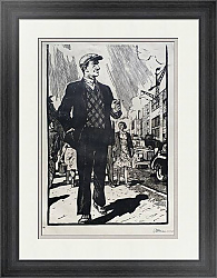 Иллюстрация (оригинальная линогравюра) к поэме Маяковского "Хорошо"