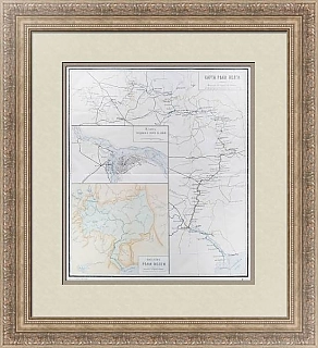 Редкая карта реки "Волги"