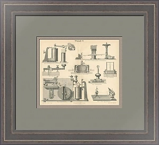 "Телеграф" - старинная немецкая гравюра