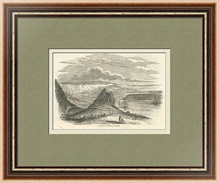 Антикварная гравюра "Бухта Каварны" - Lоndon News - 1854