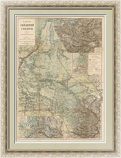 Антикварная Карта Западной Сибири