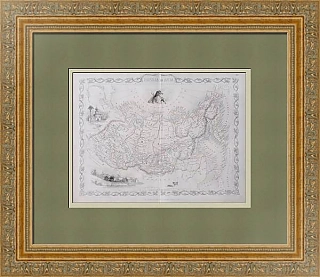 Карта: Россия и Азия (оригинал)