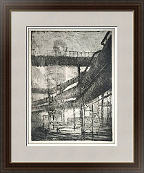 Оригинальный офорт "Завод"