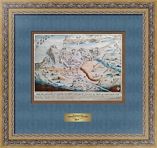 Антикварный план расположения войск в Севастополе