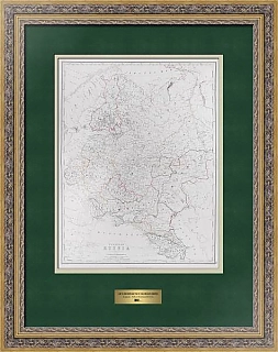 Подлинник карты европейской части Российской империи