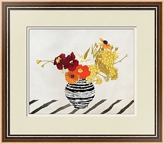 Оригинальная литография "Осенний букет"