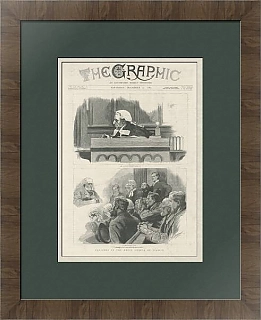 "Зарисовки в королевском суде" - The Graphic - 1889