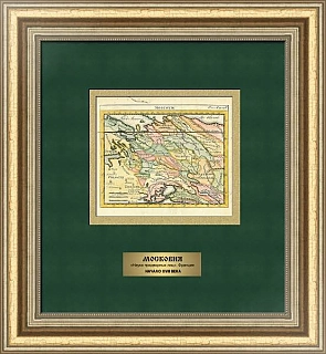 Карта Московии (оригинал), «Наука придворных лиц»