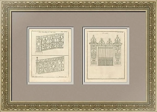 Старинные гравюры "Декоративная ковка"