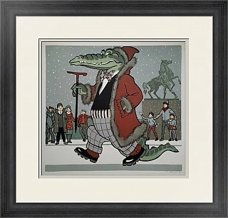 Оригинальная литография "Крокодил" по мотивам Корнея Чуковского