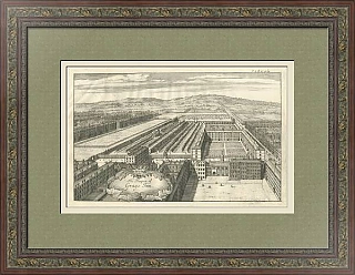 "Юридическое общество Грейс-Инн в Лондоне" - редкая антикварная гравюра