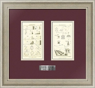 Антикварные гравюры "Геометрия и Перспектива"