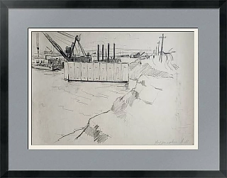 Оригинальный рисунок "Стройка"