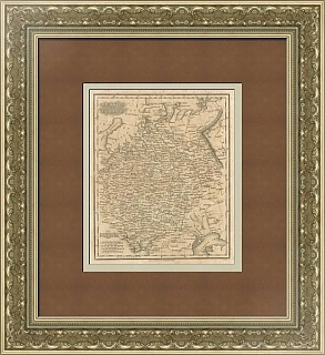 "Россия в Европе" - редкая антикварная карта