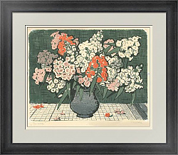 "Флоксы" - оригинальная автолитография СССР