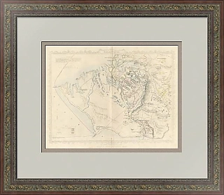 Антикварный План военных расположений в Севастополе