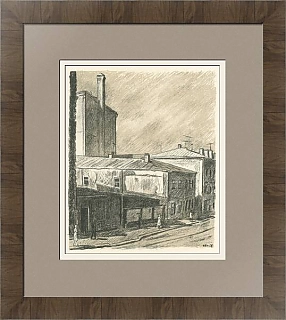 "Старая Москва" - оригинальная автолитография