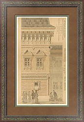 Редкая литография "Фасад Всемирной выставки в Париже 1878 года" - вип подарок